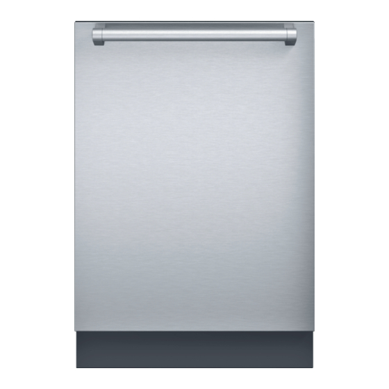 Thermador Dishwasher Instructions For Use Manual