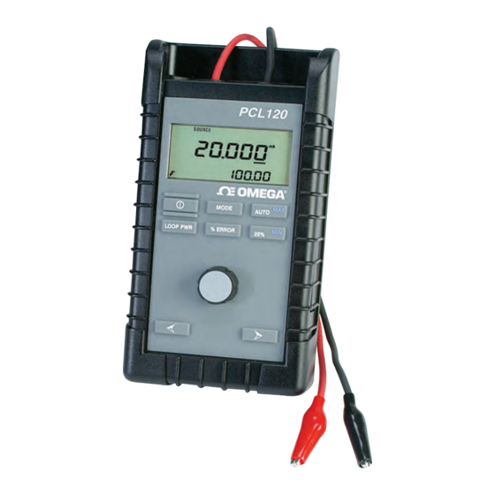 Omega PCL120 User Manual