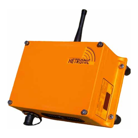HETRONIC BMS-2 VC Installation Instructions Manual