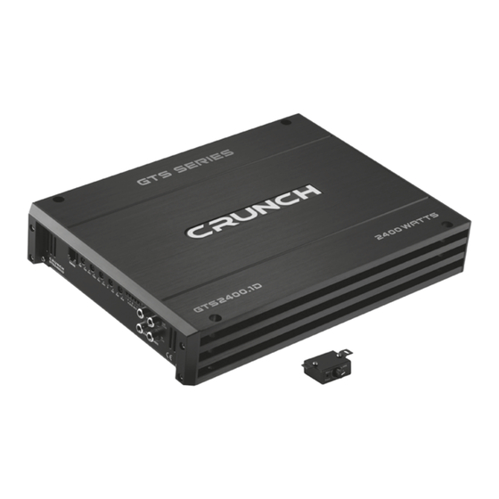 Crunch GTS1200.1D User Manual