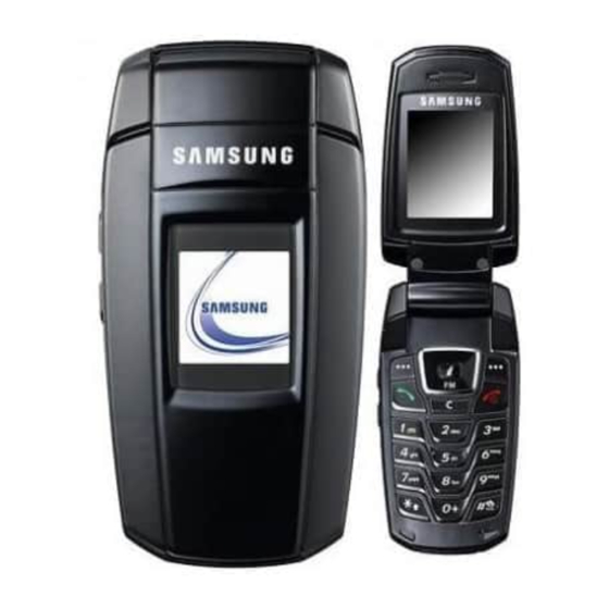 Samsung SGH-X300 User Manual