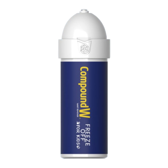 Compound W FREEZE OFF Manual