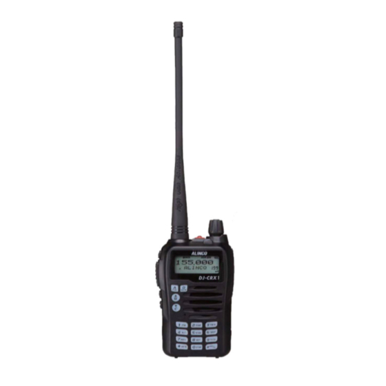 Alinco DJ-CRX1 Instruction Manual