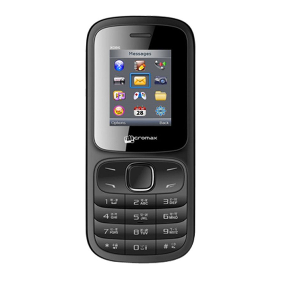 Micromax X086 Manual