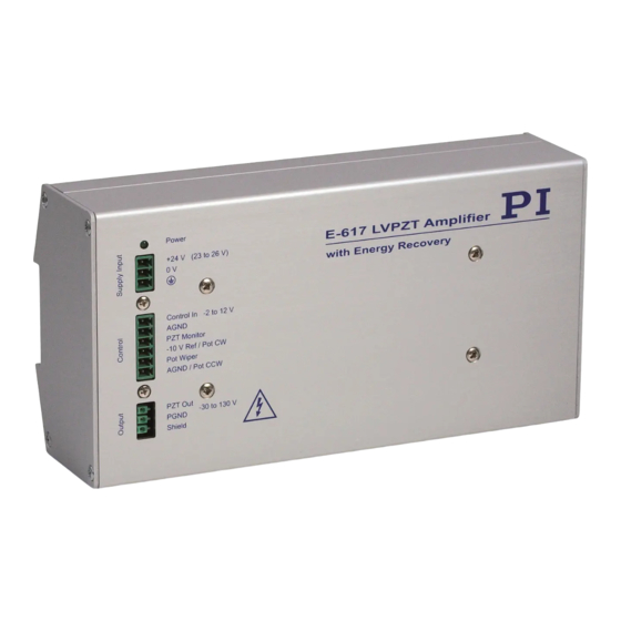 PI E-617 User Manual