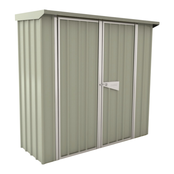 Riverlea Duratuf Garrison Sheds PS62 Assembly Instructions Manual