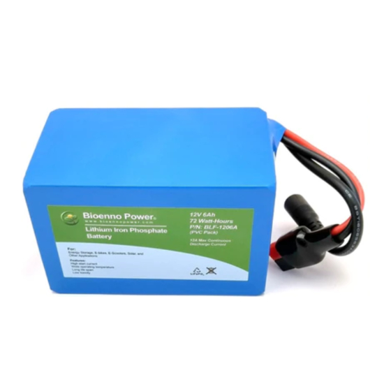 Bioenno Power BLF-1212AB User Manual