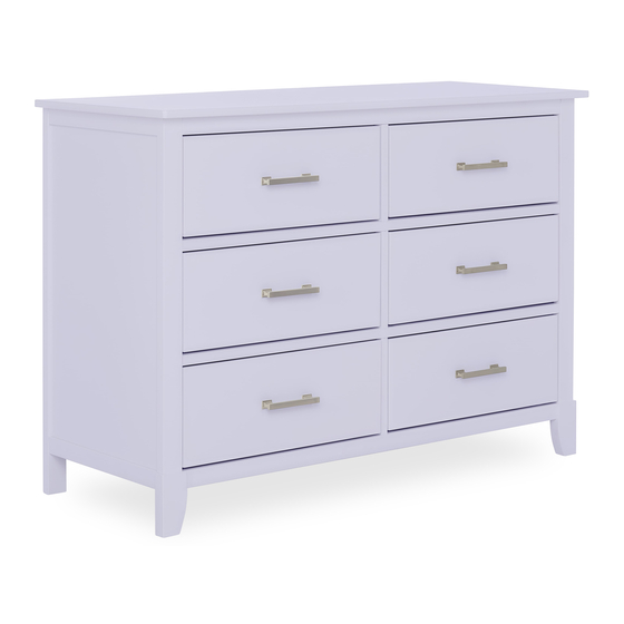 Dream On Me UNIVERSAL DOUBLE DRESSER Owner's Manual