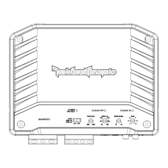 Rockford Fosgate ELEMENT READY M2-200X2 Manuals
