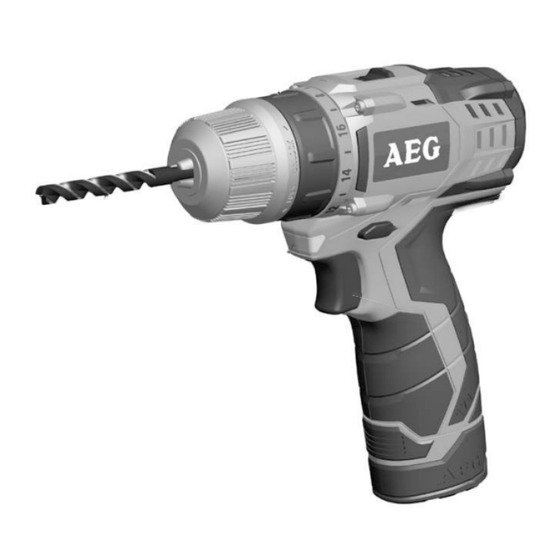 AEG BS 12C2 Li-152C Original Instructions Manual