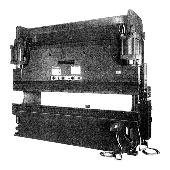 Cincinnati CB Series Operation, Maintenance And Safety Manual