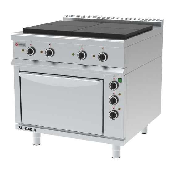 Gastro-Haal SE-940 ASC User Manual