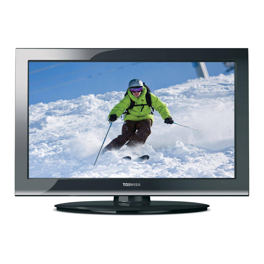 Toshiba 32C110U Easy Setup Manual