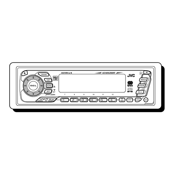JVC KD-MX2900R Instructions Manual