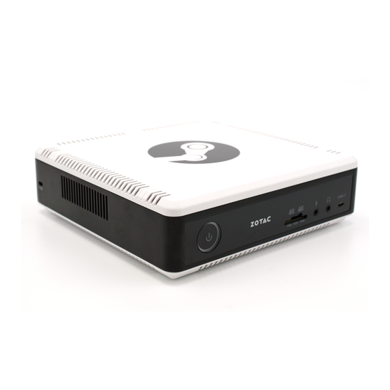 Zotac Zbox nen sn970 Quick Start Manual