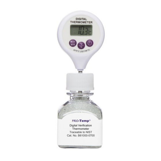 SP scienceware H-B FRIO-Temp B61000-0700 Instructions