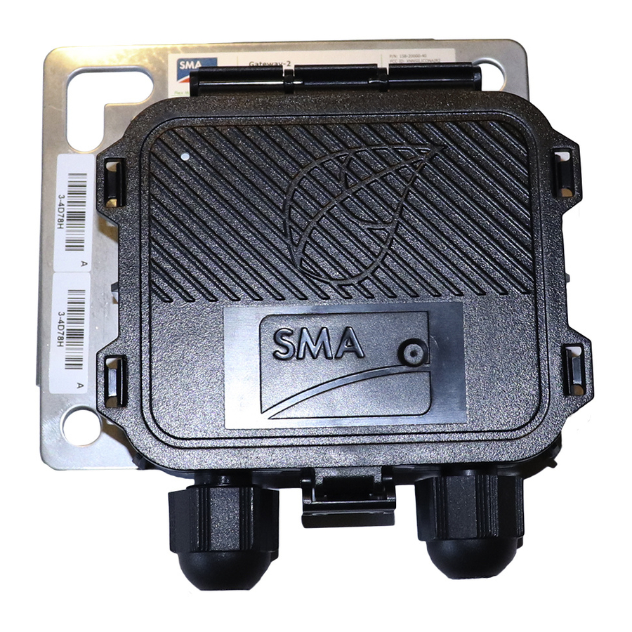 SMA JBOX TS4-R-O 600VUL Quick Reference Manual