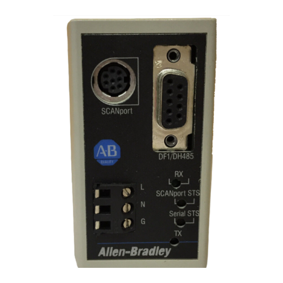 Allen-Bradley Bulletin 1203 Series Manuals