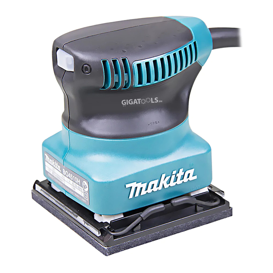 Makita BO4510H Instruction Manual