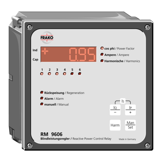 frako RM 9606 Operating Instructions Manual