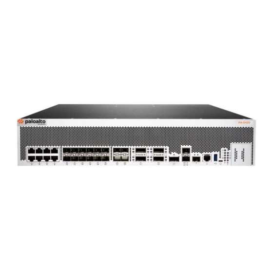 PaloAlto Networks PA-5420 Quick Start Manual