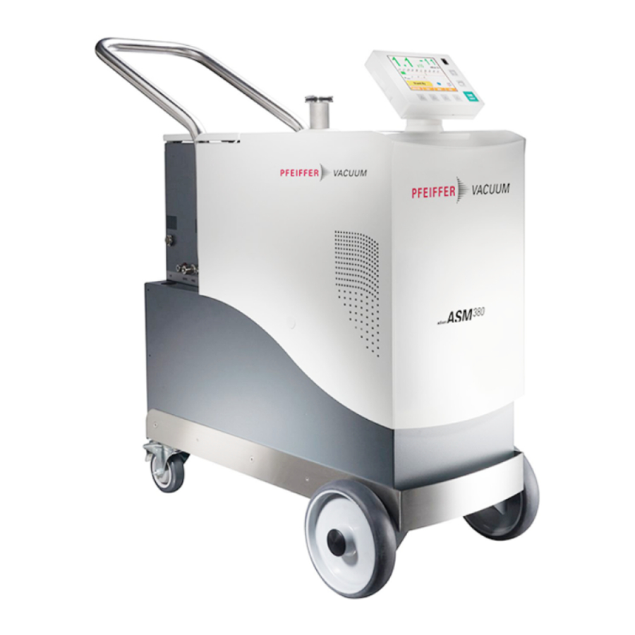 Pfeiffer Vacuum ASM 380 MEMO - Detector Memo