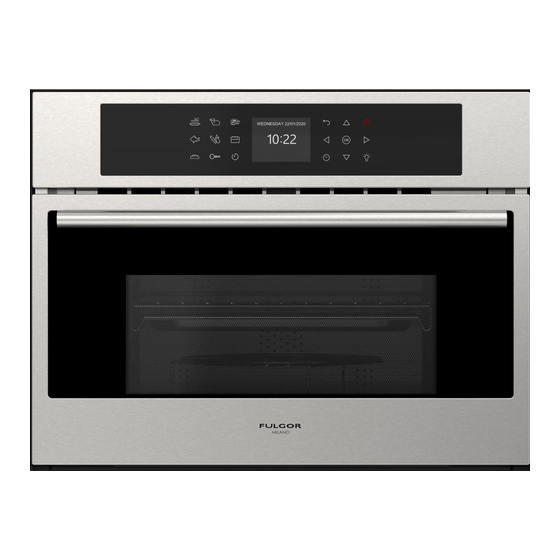 Fulgor Milano FCSO 4510 TEM Instructions For Installation And Use Manual