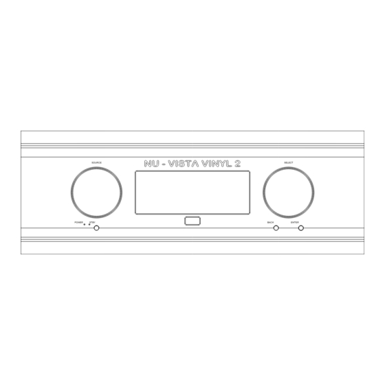 Musical Fidelity NU-VISTA Series Installation Manual