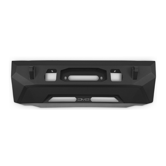 DV8 OFFROAD FBTF3-01 Installation Manual