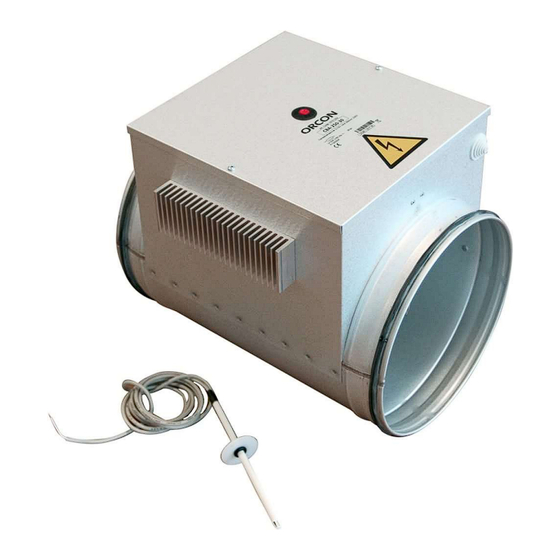 Orcon CBA-160-16 Installation Manual