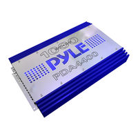 Pyle PDA 6000 Owner's Manual