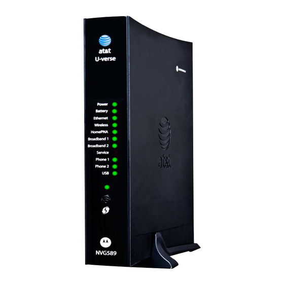 AT&T NVG589 Self-Installation Manual