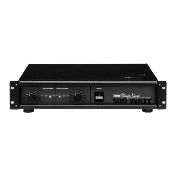 IMG STAGE LINE STA-300 Instruction Manual