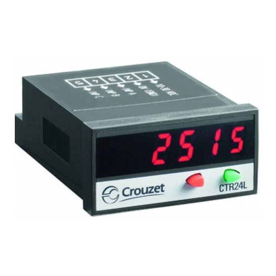 Crouzet CTR24L-2515 Operating Instructions Manual