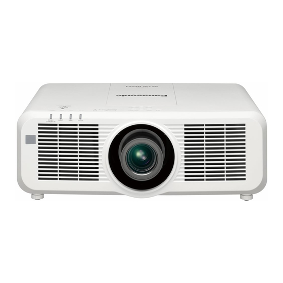 Panasonic PT-MW730E Operating Instructions (Functional Manual)