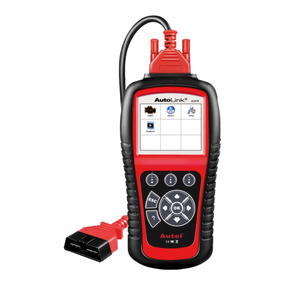 Autel AutoLink AL619EU Manual