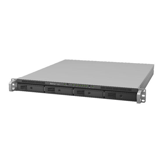Synology RackStation RS814 Quick Installation Manual