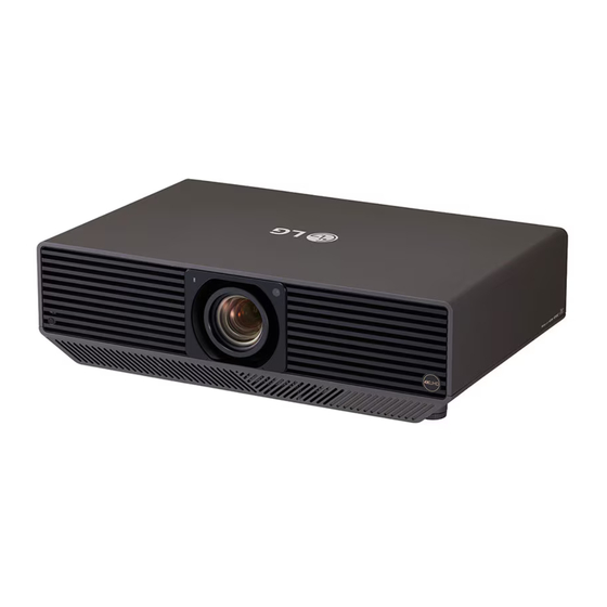 User Manuals: LG ProBeam BU70QGA-GL 4K Laser Projector