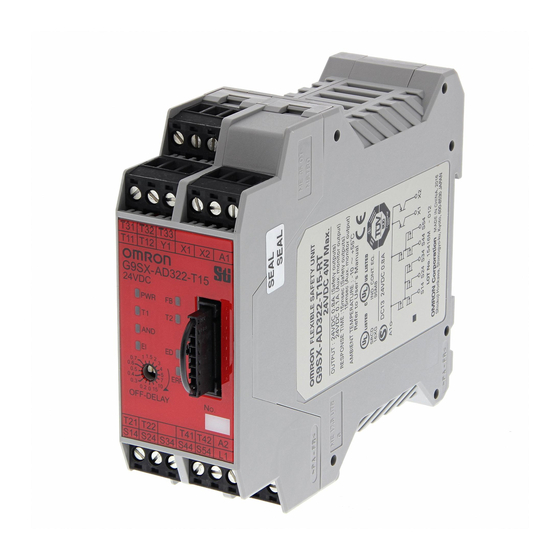 Omron G9SX Brochure & Specs