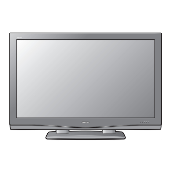 Sharp Aquos LC-46PD7X Operation Manual