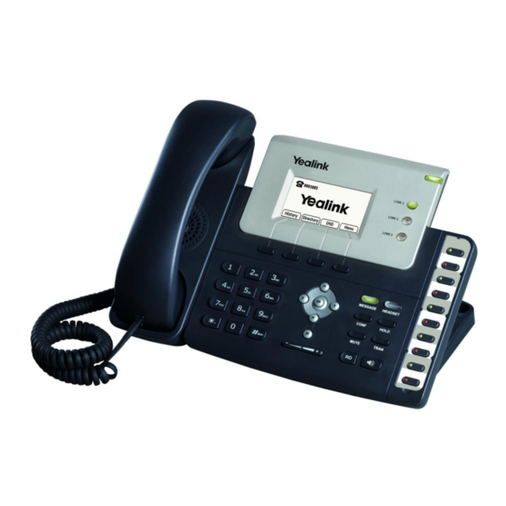 Yealink SIP-T26P User Manual