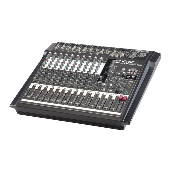Phonic IMPACT 8.4 User Manual