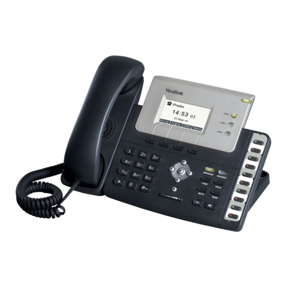 Yealink SIP-T26P User Manual