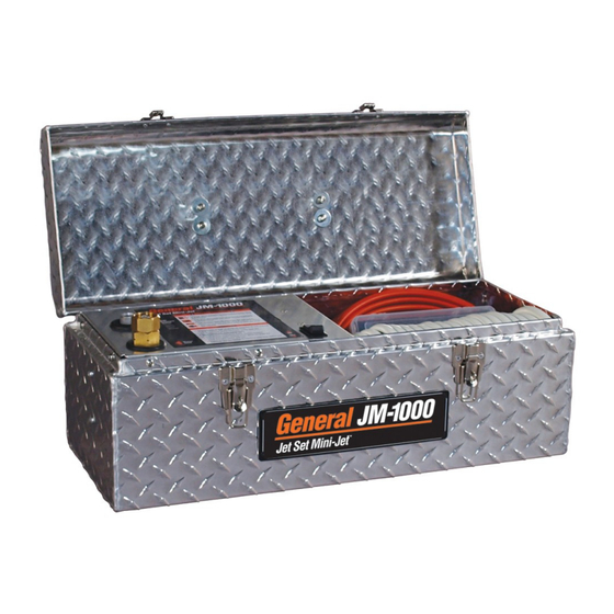 General Pipe Cleaners JM-1000 Operating Instructions Manual