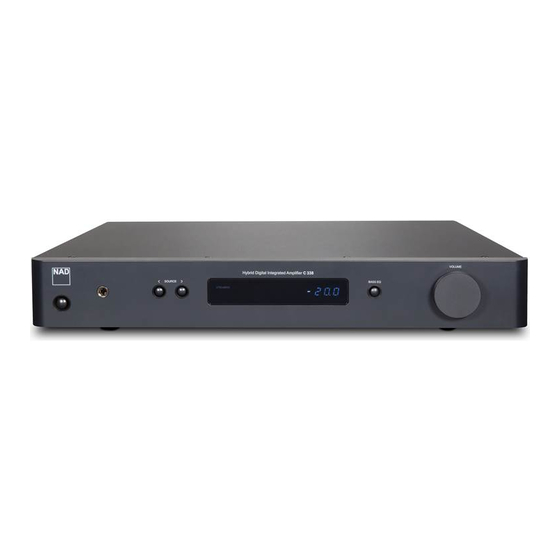 NAD C 338 Quick Manual