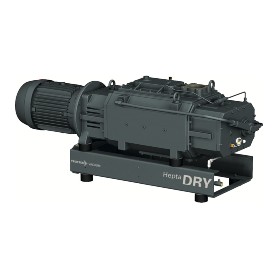 Pfeiffer Vacuum HEPTA 630 P Operating Instructions Manual