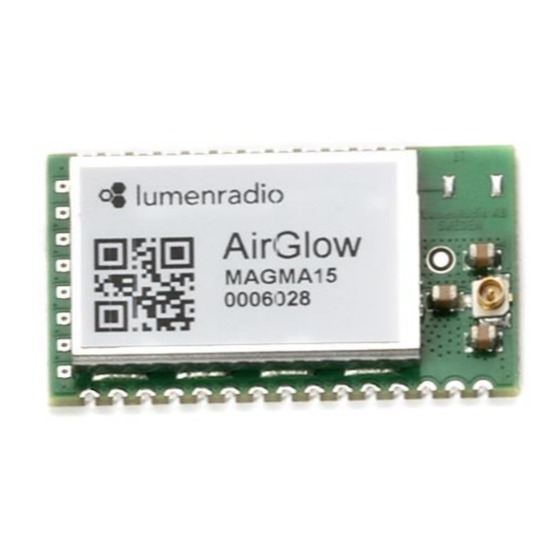 LumenRadio AirGlow Integration Manual