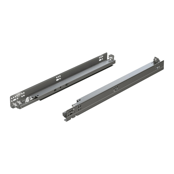 BLUM TANDEM plus BLUMOTION 563F Assembly Instructions