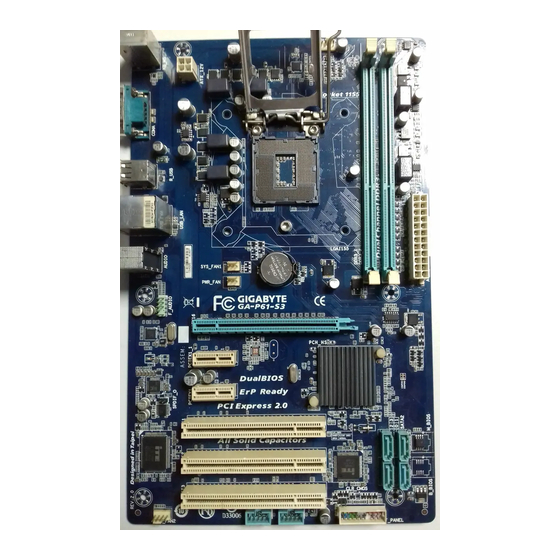 Gigabyte GA-P61-S3 Desktop Motherboard Manuals