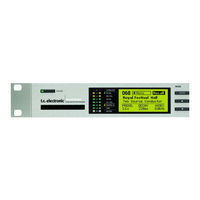 TC Electronic REVERB 4000 User Manual